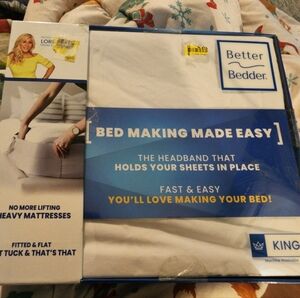 Better Bedder King Sheet Holder New